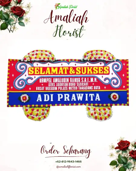 Papan Bunga Ucapan Selamat Cianting